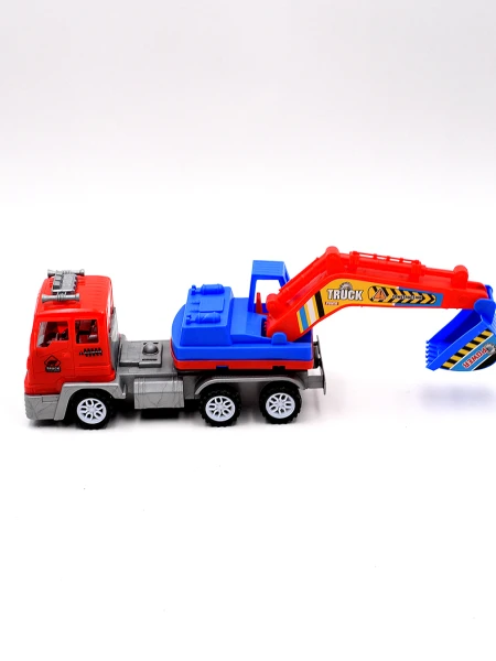 CAMION ESCAVAORA ROJO