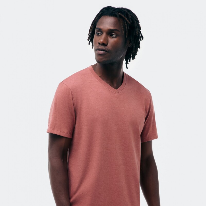 CAMISETA MM MASC MARROM MESCLA