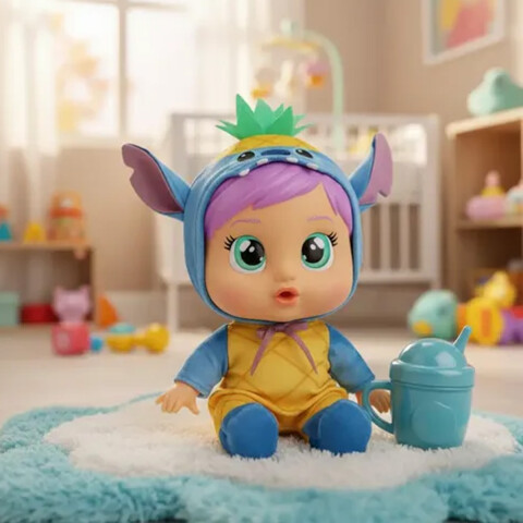Muñeco Bebé Llorón de Stitch con Accesorios U