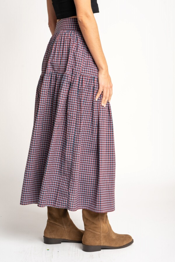 Falda Gingham Multi