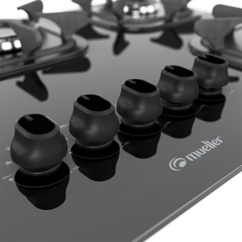 Anafe Con Alimentación A Gas - Mueller Cooktop 5 Hornallas Anafe Con Alimentación A Gas - Mueller Cooktop 5 Hornallas