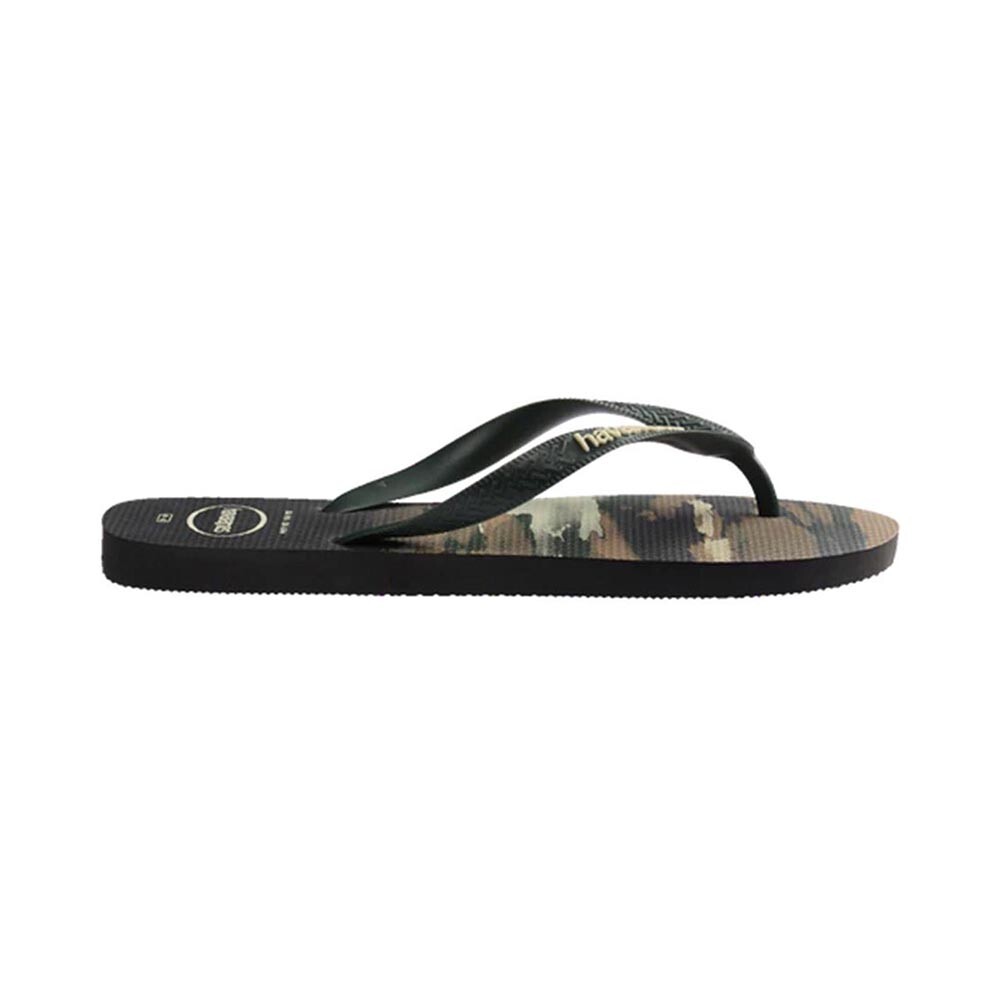 Sandalias Havaianas Top Camu Hombre Negro/Verde Oliva