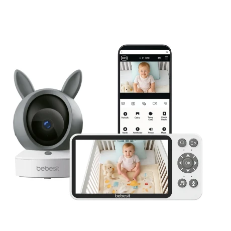 Baby Call con Camara Smart Guard HF3.0 Wifi1080p Ruido Blanco + Soporte Bebesit Baby Call con Camara Smart Guard HF3.0 Wifi1080p Ruido Blanco + Soporte Bebesit
