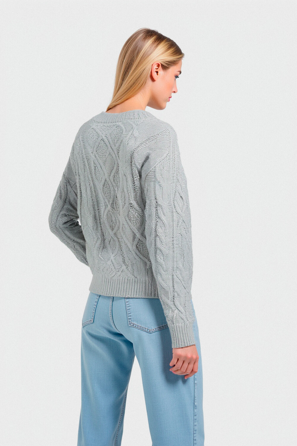 Cardigan Borgin Gris Claro