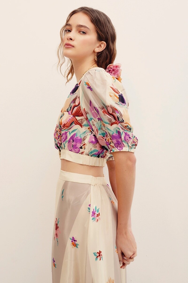 TOP AZUCENA Multicolor