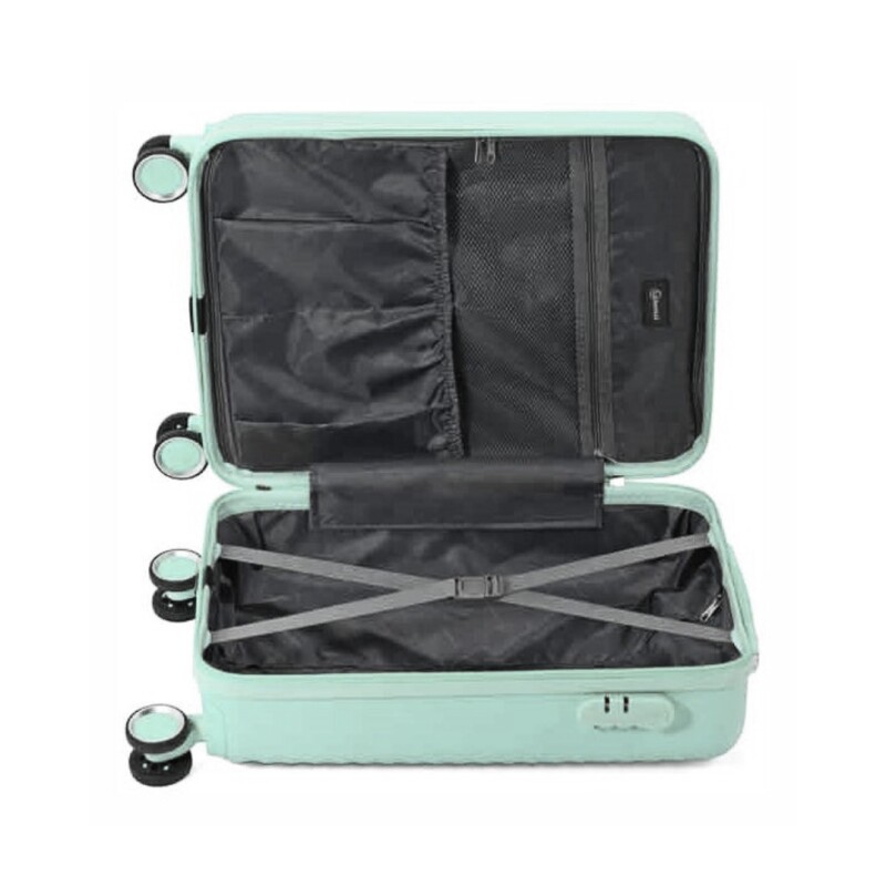 Valija Benzi 4 Ruedas Verde S Extensible TROLLEY INDIVIDUAL ABS 4 RUEDAS BZ5687V-50