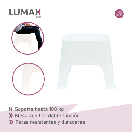 Set de 4 Sillas Skarpo + Mesa de exterior Blanco