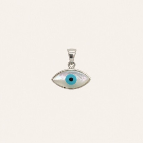 Colgante Ojo Turco Horizontal - Plata Colgante Ojo Turco Horizontal - Plata