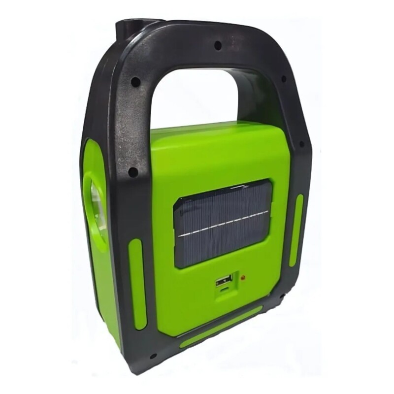 Farol Recargable LED Arye Carga USB y Solar + Función de Powerbank Farol Recargable LED Arye Carga USB y Solar + Función de Powerbank