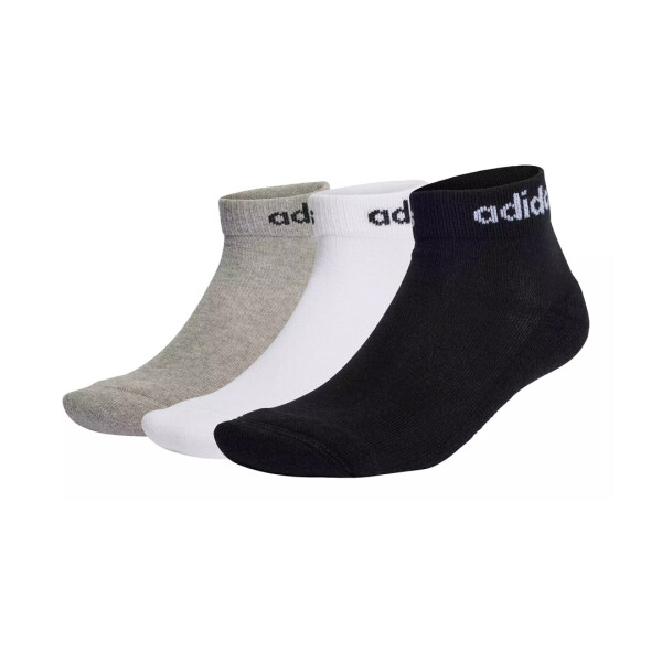 ANKLE 3 PACK - ADIDAS NEGRO/GRIS