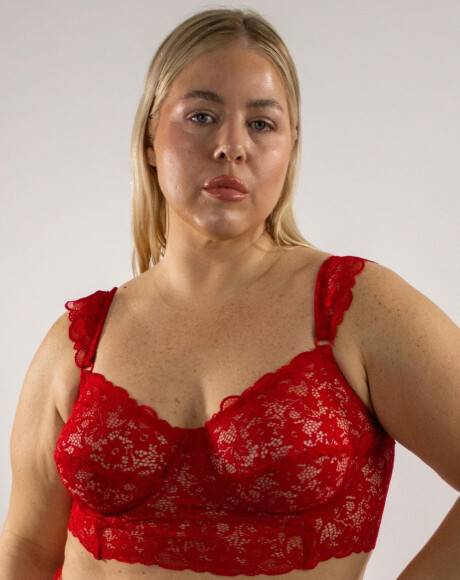 Corset corto Fiore Rojo