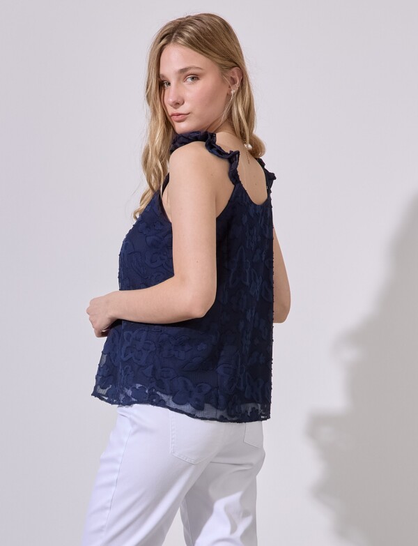 Blusa Gasa Labrada AZUL