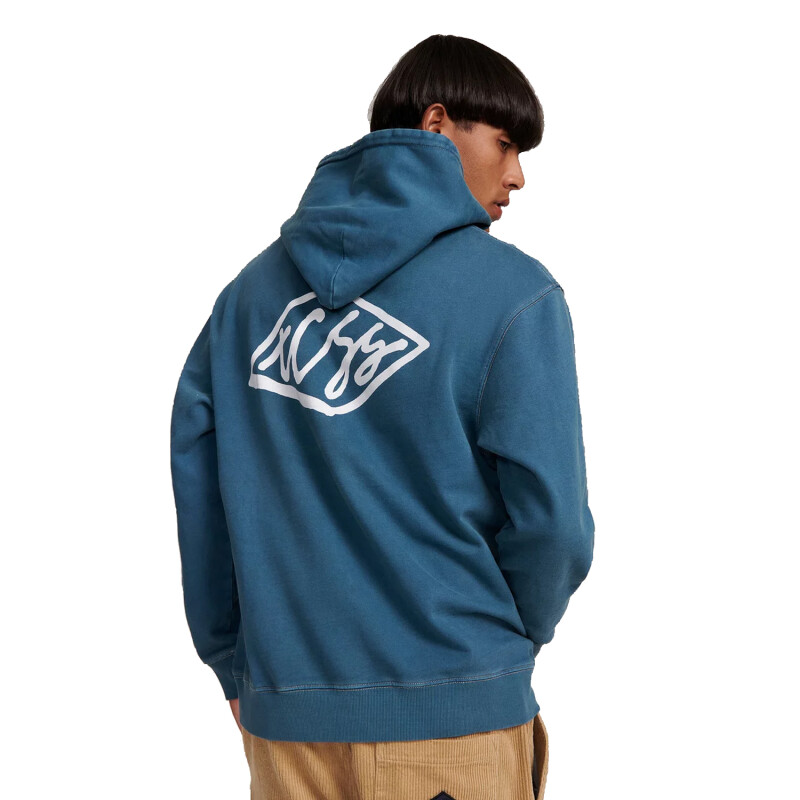 Canguro Critical Slide Scribble Contrast Hoodie Azul Canguro Critical Slide Scribble Contrast Hoodie Azul