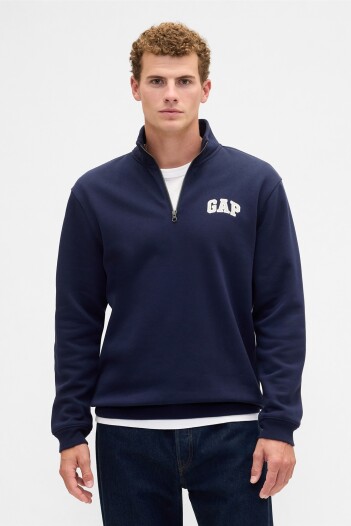Buzo Deportivo Logo Gap Hombre Tapestry Navy