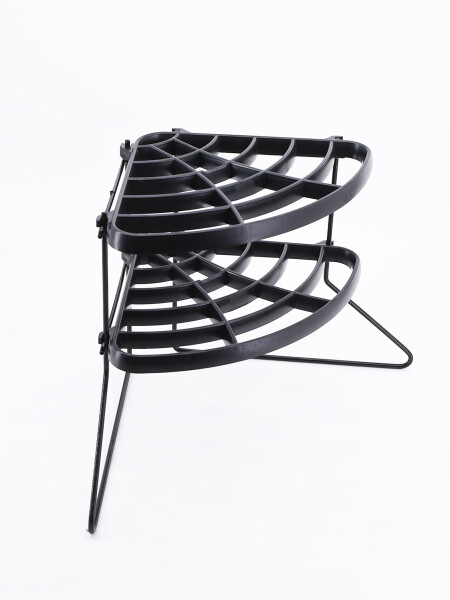 SOPORTE PLATOS ESQUINERO NEGRO