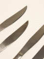Cuchillo Olivo Set 4 Un. Negro Color Unico