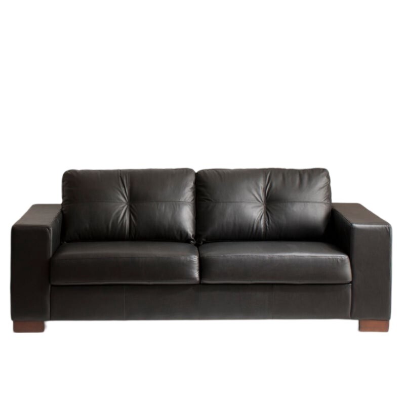 SOFA 100% CUERO - MODELO DOMINI - 4 CUERPOS - NEGRO SOFA 100% CUERO - MODELO DOMINI - 4 CUERPOS - NEGRO