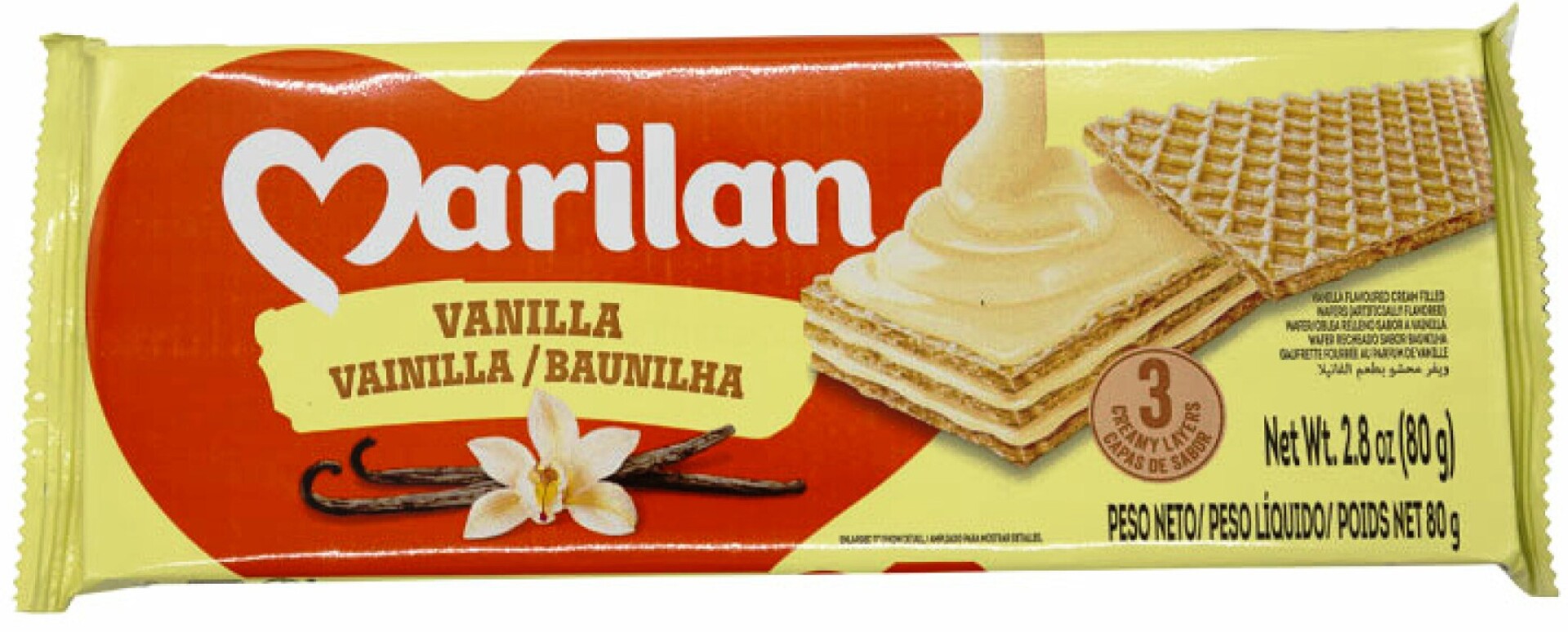 WAFFLE RELL MARILAN 70G VAINILLA 