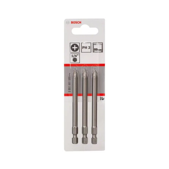 3 puntas para atornillar Phillips 2 89mm Bosch BS8090