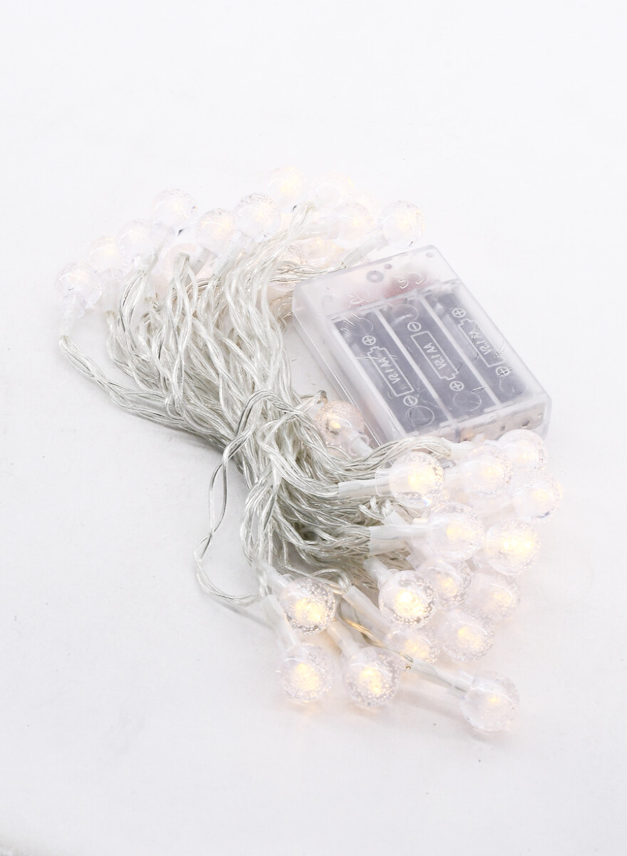 LUCES CRISTAL - BLANCO 