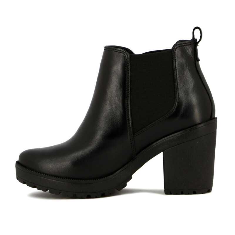 Bota Country Cuero Mujer Negro