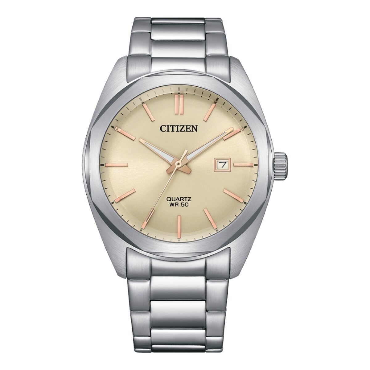 Reloj Citizen BI5110-54B para hombre con correa de acero - Beige 