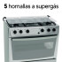 Cocina A Gas James C150 B COCINA JAMES A GAS C150B INOX 3451