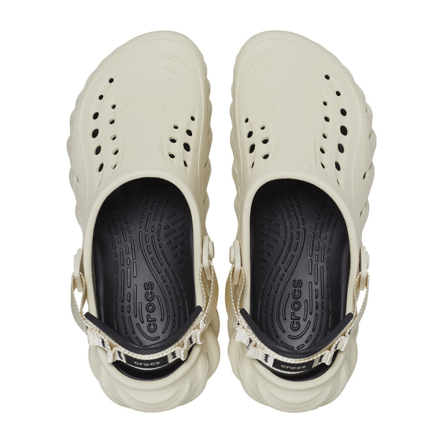 Echo Clog - Unisex Bone/black