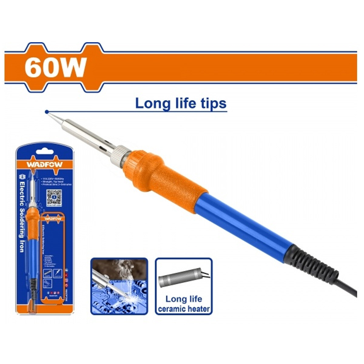 SOLDADOR LAPIZ ESTAÑO 60W WADFOW WEL3616 