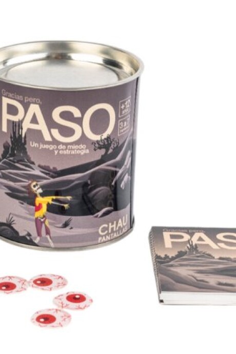 GRACIAS PERO PASO. UN JUEGO DE MIEDO Y ESTRATEGIA LATA GRACIAS PERO PASO. UN JUEGO DE MIEDO Y ESTRATEGIA LATA