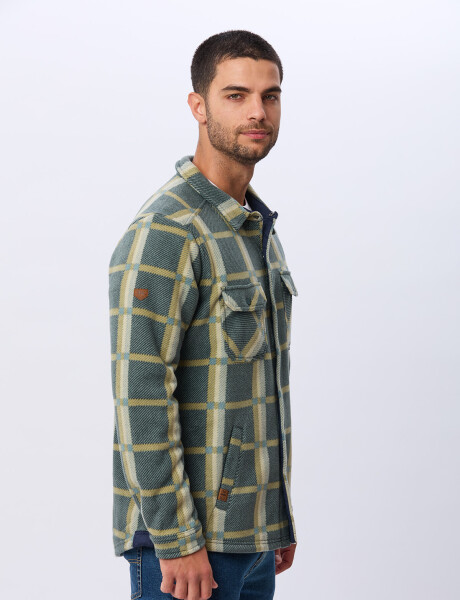 CAMISA LEÑADORA POLAR Verde