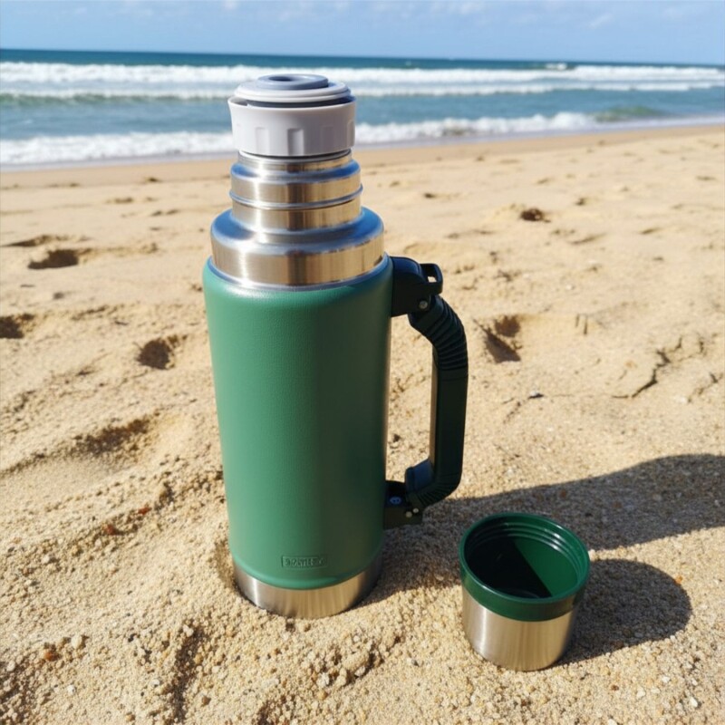 Temo de acero Inox Comet 1,25 Lt Verde