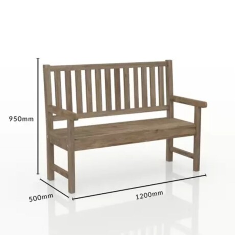 Banco de jardin 2 cuerpos Linea Naturale Banco de jardin 2 cuerpos Linea Naturale