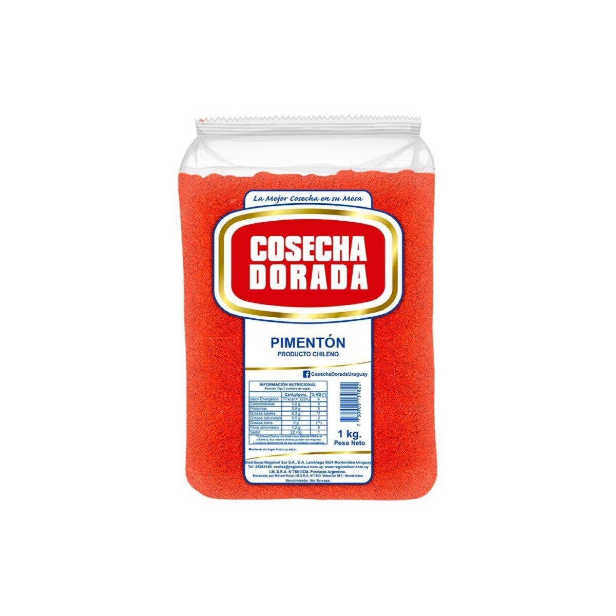 CONDIMENTO PIMENTON DELICIA COSECHA DORADA 1KG 