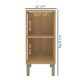 BAJO MESADA 1 PUERTA MOBILIARIO COCINA MDF COLORS FREIJO FREIJO Y VERDE