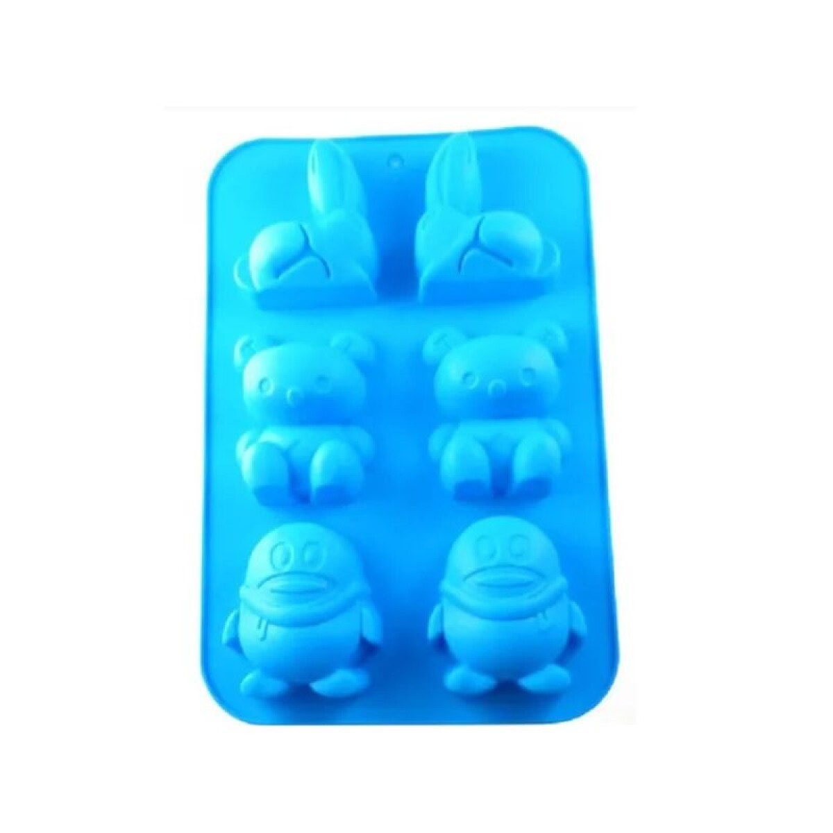 Molde Silicona Animales - Celeste 