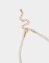 Collares Cortos Corazón Collar Corto Con Perlas - Dorado