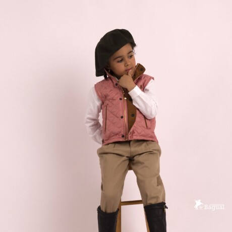 Chaleco Capitoneado de niño Rosa