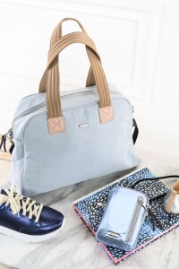 Bolso Celeste