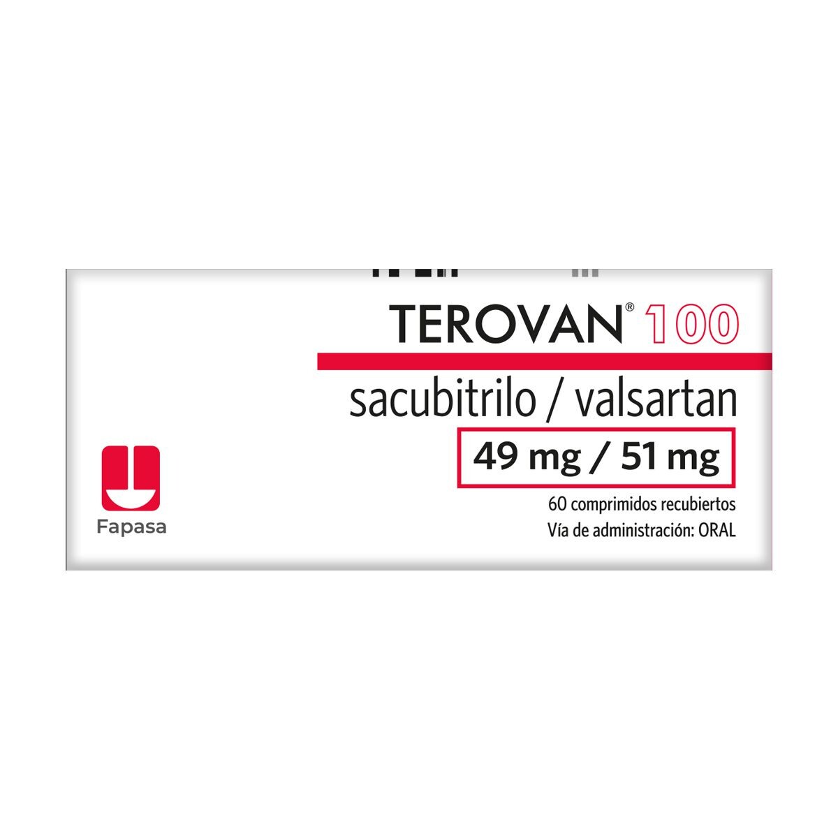 TEROVAN 100 MG. CJ X 60 COMP. REC. 