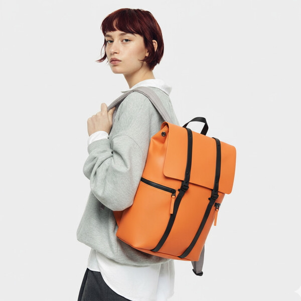 Mochila Gaston Luga Splash 2.0 Notebook Laptop Hasta 13" Color Naranja