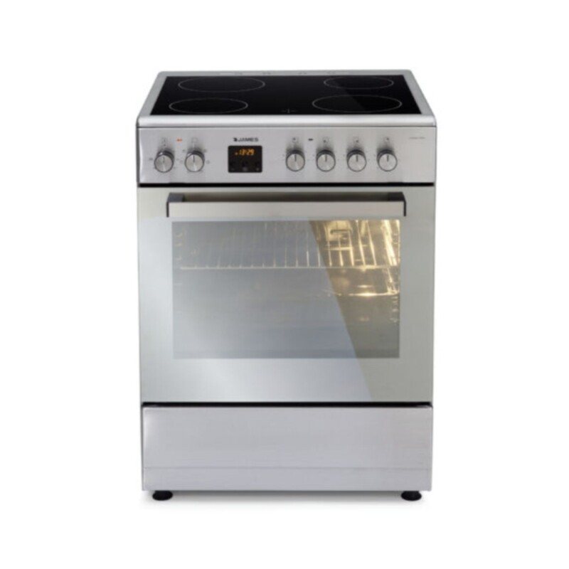 Cocina Eléctrica James C-203 A VTKS Silver con 4 Placas Vitrocerámicas Cocina Eléctrica James C-203 A VTKS Silver con 4 Placas Vitrocerámicas