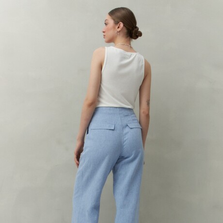 PANTALON TINO Azul Melange