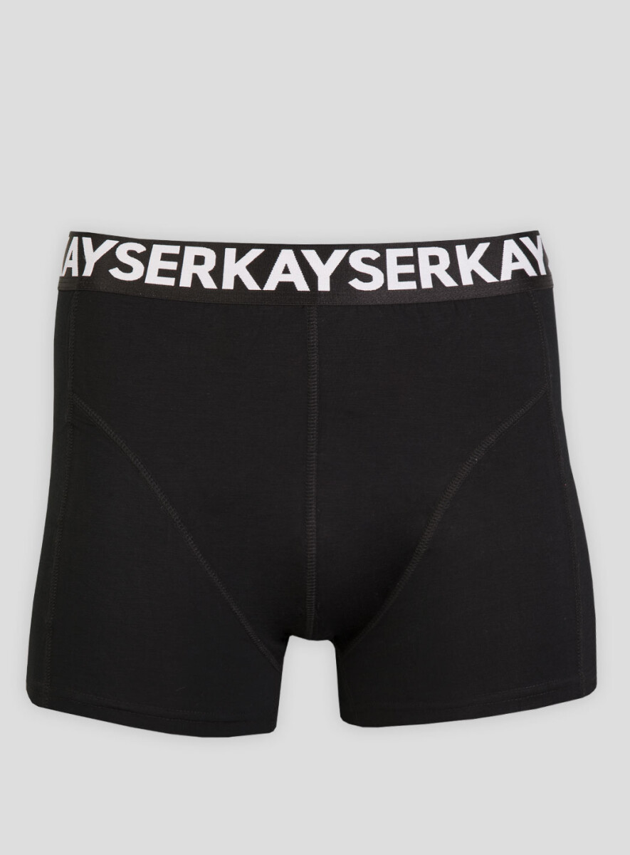 BOXER BAMBU CORTO - NEGRO 