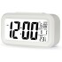 Reloj Despertador Digital Fecha Temperatura Alarma Luz Led Color Variante Blanco
