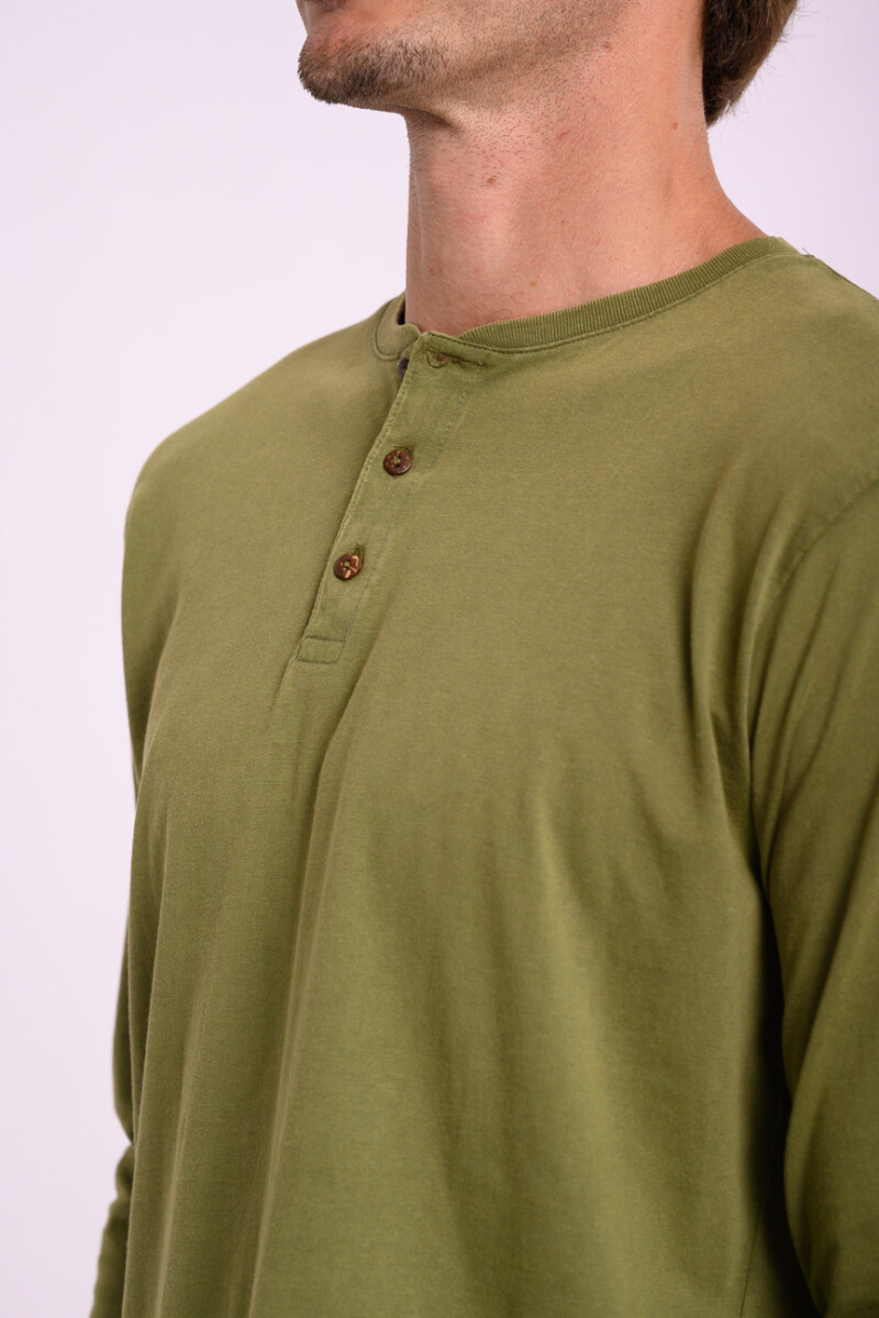 Remera manga larga Verde