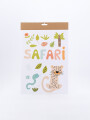 SET DE STICKERS X2 SAFARI AMARILLO