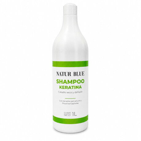 Shampoo Keratina sin sal NATUR BLUE 1 L