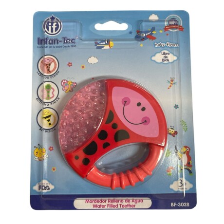 Mordillo Mordedor Refrigerado Con Gel Mariquita 001