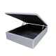 Box Baúl - Tapizado en Lino 110x190 Gris
